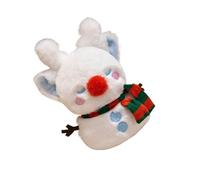 Yuletide Snuggle - Cute Festival Animal for Display | Miniature Plush with Features for Sofa Styling, Birthday Surprises, Indoor Spaces and Family Gatherings 18x10x8cm
