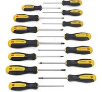 YULIN SUN Screwdriver Set 14pcs, Heavy Duty Magnetic Screwdriver with 5 Triangle, 4 U Fork, 4 Y Form & 1 Internal Cross Head Ergonomic Soft Grip Hand Tools