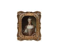 Yulink 2.5x3.5 Small Vintage Picture Frame, Mini Antique Ornate Bronze Gold Photo Frame, Tiny Retro Baby Frame, for Tabletop and Wall Display, Decorative Home Decor, Old Fashioned Photo Gallery Art