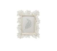 YULINK 2.5x3.5 Small Vintage Picture Frame, Tiny Antique White Ornate Photo Frame, for Tabletop and Wall Display, Decorative Floral Design Retro Home Decor, Old Fashioned Photo Gallery Art
