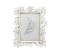 YULINK 5x7 Vintage Picture Frame, Antique White Ornate Photo Frame, for Tabletop and Wall Display, Decorative Floral Design Retro Home Decor, Old Fashioned Photo Gallery Art