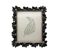 YULINK 8x10 Vintage Picture Frame, Antique Black Ornate Photo Frame, for Tabletop and Wall Display, Decorative Floral Design Retro Home Decor, Old Fashioned Photo Gallery Art