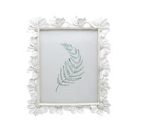YULINK 8x10 Vintage Picture Frame, Antique White Ornate Photo Frame, for Tabletop and Wall Display, Decorative Floral Design Retro Home Decor, Old Fashioned Photo Gallery Art