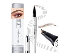 Yulinlon Q709 Brow Master Waterproof 4-Way Eyebrow Pencil for Effortless Eyebrows (2#Dark Coffee)