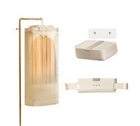 Yulisa 3.5Cu Ft Portable Clothes Dryer,22LB Capacity with Traceless & Folding Hooks,Dual Heat Modes for Delicates/Jeans,Energy Efficient Foldable Dryer for Small Spaces,Apartments,Travel,RV