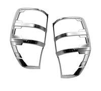 YULIXIA Chrome Rear Taillight Fog Lamp Light Rear Brake Light Cover Trim for Ford Ranger MK2 T6 Wildtrak 2012-2019 (Color : Silver)
