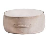 Beliani Pouffe YULLE Velvet Light Brown, Brown