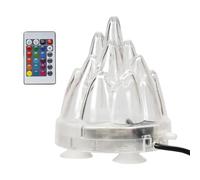 Yulokdwi Aquarium Volcano Ornament Kit,Realistic Waterproof Sculpture,Aquarium Volcanic with Air Stone Bubbler | for Turtle Bowl Shrimp Tank Living Room Bedroom Study Room Apartment Dorm