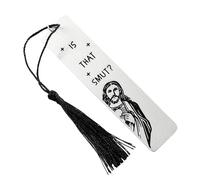 Yulokdwi Bible Verse Bookmarks, Faith Bookmarks Stainless Steel, Bible Tassel Bookmark Engraved Text Bookmarks for Reading Rewards Teen Girls
