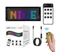 Yulokdwi Car Window LED Sign | Flexible LED Display Digital Sign - Wireless APP Control, Animation Message Scrolling for Store Car Bar Hotel, LED Sign
