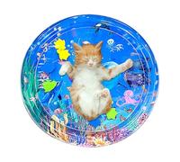 Yulokdwi Cat Water Sensory Mat - Foldable Cat Mat Toy | Cat Water Play Mat, Thickened Sensory Water Play Mat for Cats, Pet Play Water Sensor Pad, Water Playmat