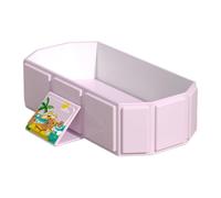 Yulokdwi Children Foldable Bath Tub - Foldable Basin Toddler Bathtub | Body Cleansing Basin Shower Bucket for Travel Backyard Nursery Girls Boys 0-8 Years Old
