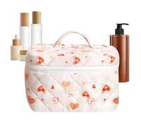 Yulokdwi Cute Cosmetic Bag - Large Road Trip Organizer - Large Waterproof Toiletry Holder for Girls Women Daily Backpacking Road Trip Business Vacations Outdoor Travel