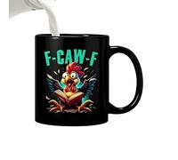 Yulokdwi Cute Mugs, Ceramic Tea Drinkware, Funny Chicken Humor Coffee Cup, for Wine Juice Beer Milk Christmas Easter Valentines Farm Kitchen