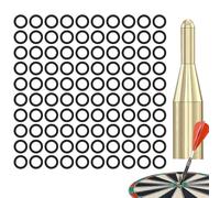 Yulokdwi Dart O-Rings 100pcs & Gasket Installation Tool | Anti-Slip Rubber Seals For Aluminum Dart Shafts | Complete Dart Repair Kit For Steel Tip & Soft Tip Darts