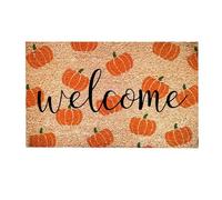 Yulokdwi Door Mat - Waterproof Pumpkin Carpet Home Decor | Outdoor Doormat Welcome Front Door Decor | for Kitchen Bedroom Bathroom Living Room Autumn Halloween Thanksgiving Porch Patio