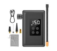 Yulokdwi Electric Air Pump - Auto-Off Rechargeable with Pressure Gauge - Bike Tire Pump Electric Inflator - for Road Mountain City Cycling Balloon Swimming Ring Inflatables Pool Toys Travel Camping