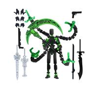 Yulokdwi Figure 3D Printed, Movable Figure Toys For Kids, Multi-Jointed Desktop Decoration Model For School Classroom Study Playing Desktop Window Bookshelf Collection Living Room