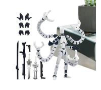 Yulokdwi Figure 3D Printed, Movable Figure Toys For Kids, Multi-Jointed Desktop Decoration Model For School Classroom Study Playing Desktop Window Bookshelf Collection Living Room