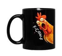 Yulokdwi Funny Mugs for Women - Ceramic Chicken 350ml with Comfort Grip | Water Coffee Cups Novelty Mugs | for Women Birthday Christmas Home Office School Dorm Hot Cold Tea Milk Water Juice Beverage