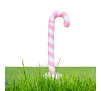 Yulokdwi Giant Outdoor Christmas Ornaments - 57Inch Blow Up Balls,Oversized Candy Canes Balloons Inflatable | for Home Lawn Holiday Indoor Party Favors Outdoor Indoor Yard Lawn Pool Parade Photoshoot