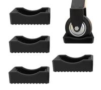 Yulokdwi Griddle Leg Leveling Kit - Non-Slip 4X Stackable Grill Wheel Leveling Blocks | Griddle Leg Stopping Pad For Pool Table
