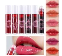 Yulokdwi Moisturizing Lip Gloss, 6X Roll-On Glossy Lip Make-up, Long-lasting Formula Lipstick For Traveling Home Business Trip Outdoor School Use
