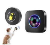 Yulokdwi Pet Door Bell, Training Communication Wireless Press Button, Trainer Waterproof 5 Volume Levels Button for Outdoor Play Signaling Indoor Training Backyard Access Household Apartment