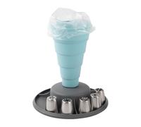 Yulokdwi Piping Bag Holder Stand for Filling | Icing Tips Stand Baking Tool | Telescopic Baking Accessories, Kitchen Gadget for Friends Family Girls Boys Teens Youth Men