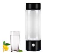 Yulokdwi Rechargeable Water Bottle, USB Rechargeable Hydrogen Water Cup, 420ml Removable Drinking Bottle, Portable Hydrogen Water Generator for Travel