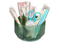 Yulokdwi Rotating Pencil Organizer | Desk Organizers Pen Holder,Large-Capacity Desktop Crayon Storage Supplies for Desktop Vanity Dorm Study Home Classroom Cubicle