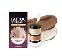 Yulokdwi Scar Cover Foundation,Full Coverage Waterproof Concealer for Scars - Makeup Sweat Proof Invisible Cream for Halloween Event Daily Prank Cosplay Classroom Holiday Family Gathering Party