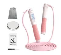 Yulokdwi Skipping Rope with Counter,Exercise Equipment,Smart Weighted Jump Rope - for Fitness Boxing Home Gym Men Women Youth Athlete