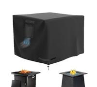 Yulokdwi Square Fire Pit Cover,30 Inch Waterproof Protector,Fire Pit Protector - for Patio Porch Indoor Outdoor Home Courtyard All Seasons