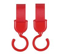 Yulokdwi Stroller Clips - Mommy Hook Rotatable Stroller Clip - Convenient Mommy Bag Hooks Hanger, Stylish, Fits Electric Vehicles, Wheelchairs