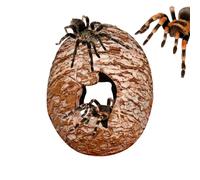 Yulokdwi Toad House for Outside Garden | Dinosaur Egg Shape Resin Shrimp Hide - Amphibian Supplies for Breeding Home Outdoor Burrow Climbing Viewing Room