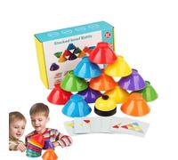 Yulokdwi Toddler Stackable Toys - Rainbow Balance Stacking Bowl Game,Educational Learning Stacker Toy For Home Schools Daycare Centers