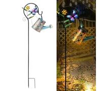 Yulokdwi Watering Can with Lights | Outdoor Solar Light Watering Can | Landscape Lighting Lanterns Yard Decor, Garden Art Lamp for Yard Patio Outside Decorations Porch