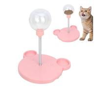 Yulokdwi Wobbly Dog Treat Toy, Cat Food Dispenser Toy,Swinging Slow Feeder Treat Dispensing Kitten,Promotes Healthy Eating Habits,Interactive Cat Feeder, Leaking Treats Ball Pet Feeder