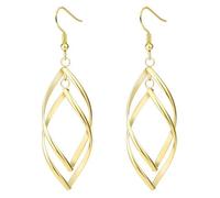 Yulovee 9ct Yellow Gold Plated Earrings,Long Dangle Earrings for Women.