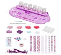 Blingle Bands DIY Gem Friendship Bracelet, 8 Band Deluxe Studio - Arts & Craft Activity for Ages 7 and Up , Purple