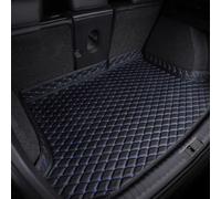 yuluxlh Car Leather Boot Liner Mats for Mercedes-Benz B class 2012-2019, Cargo Tray Liners Anti-Scratch Anti-Slip Carpets Trunk Protector Pad,A-Black Blue