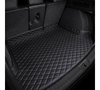 yuluxlh Car Leather Boot Liner Mats for Mercedes-Benz S class 2010-2013 (without refrigerator), Cargo Tray Liners Anti-Scratch Anti-Slip Carpets Trunk Protector Pad,B-Black