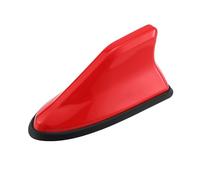 yuluxlh Car Shark Fin Aerial, for Citroen DS9 2021-2024, Aerial Car Roof Decorative Shark Fin Aerial Signal Booster Roof Radio Antenna,H-Red