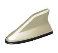 yuluxlh Car Shark Fin Aerial, for Hyundai i10 i20 i30 i40 ix20 ix25 ix35 ix55 G80 HB20 Getz Reina, Aerial Car Roof Decorative Shark Fin Aerial Signal Booster Roof Radio Antenna,G-Gold