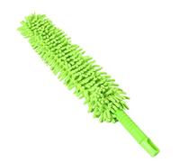 Yuly Feather Microfiber Duster with Bentable Head Dusting Tool with Detachable Washable Brush Cover for Cleaning Sofa, Cabinet, Bookshelf, Cars 2PC (Green)