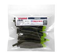 Yum 4" Dinger 30 Count Dingers Green Pumpkin/Chartreuse
