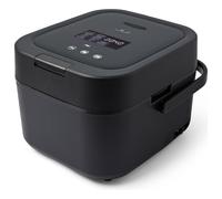 Yum Asia Hotaru 3-Cup Induction Rice Cooker - Slate Grey | Ceramic Bowl, Multi-Cooker, LED Display, UK Plug