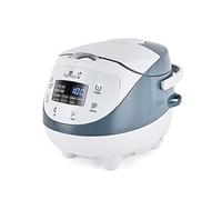 Yum Asia Panda Mini Rice Cooker - White and Grey - 3.5 Cups | Ninja ceramic coated bowl, Advanced fuzzy logic, 4 rice functions, 4 multifunctions, 220-240V UK Plug