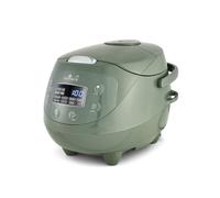 Yum Asia Panda Mini Rice Cooker With Ninja Ceramic Bowl and Advanced Fuzzy Logic (3.5 cup, 0.63 litre) 4 Rice Cooking Functions, 4 Multicooker functions, LED display, 220-240V (Sage Green)